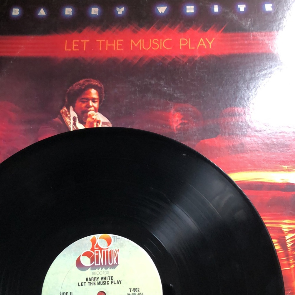 Barry White Let The Music Play Vinyl Lp '76